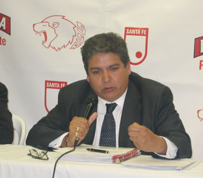 Fernando ‘Pecoso’ Castro, asumió la dirección de Santa Fe - Foto: Leonardo Quimbay