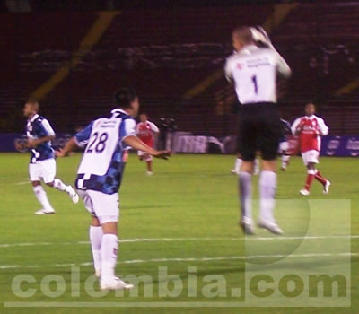 Santa Fe y Chicó, muy parejos - Foto: Leonardo Quimbay