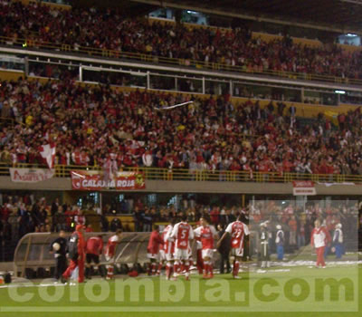 Santa Fe y Chicó, muy parejos - Foto: Leonardo Quimbay