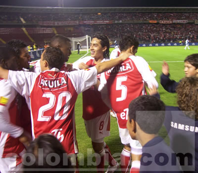 Santa Fe y Chicó, muy parejos - Foto: Leonardo Quimbay