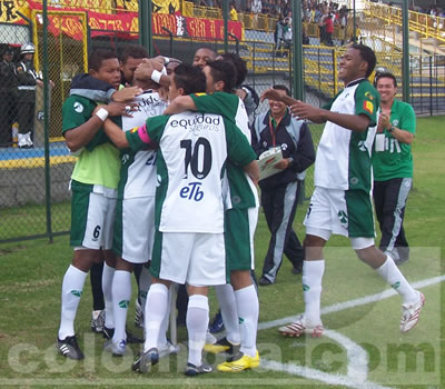 Gran victoria de Pereira en Bogotá - Foto: Leonardo Quimbay