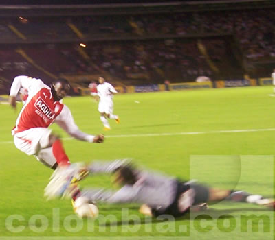 Santa Fe cae 0-1 frente al Once Caldas - Foto: Leonardo Quimbay