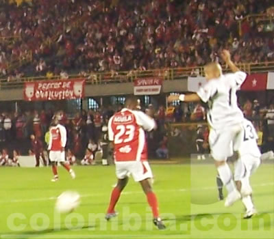 Santa Fe cae 0-1 frente al Once Caldas - Foto: Leonardo Quimbay