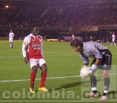 Santa Fe cae 0-1 frente al Once Caldas - Foto: Leonardo Quimbay