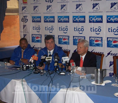 Presentación de Óscar Quintabani en Millonarios - Fotos: Leonardo Quimbay