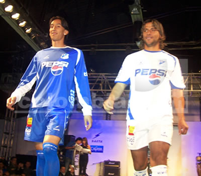 Presentación de Millonarios para el Finalización 2008 - Foto: Leonardo Quimbay