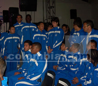 Presentación de Millonarios para el Finalización 2008 - Foto: Leonardo Quimbay