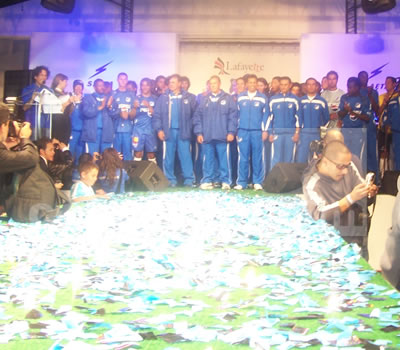 Presentación de Millonarios para el Finalización 2008 - Foto: Leonardo Quimbay