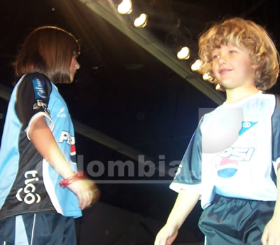 Presentación de Millonarios para el Finalización 2008 - Foto: Leonardo Quimbay