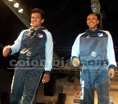 Presentación de Millonarios para el Finalización 2008 - Foto: Leonardo Quimbay