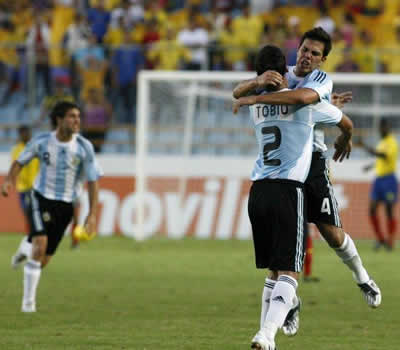 Colombia 2-2 Argentina en el Sudamericano Sub'20 de Venezuela - EFE