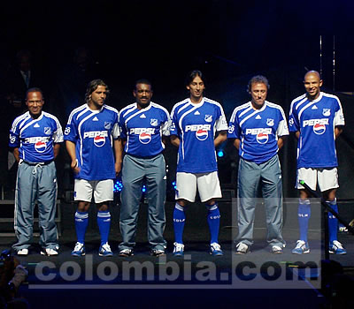 Presentación de Millonarios 2009 - Foto: Tomas Gusmán; Colombia.com