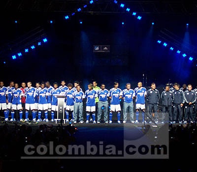Presentación de Millonarios 2009 - Foto: Tomas Gusmán; Colombia.com