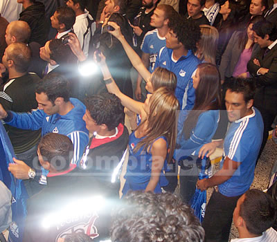Presentación de Millonarios 2009 - Foto: Tomas Gusmán; Colombia.com