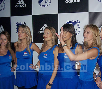 Presentación de Millonarios 2009 - Foto: Tomas Gusmán; Colombia.com