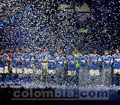 Presentación de Millonarios 2009 - Foto: Tomas Gusmán; Colombia.com
