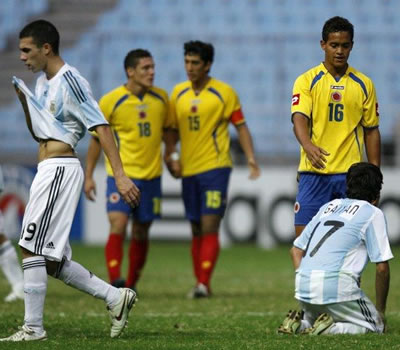 Argentina 0-1 Colombia - Foto: EFE