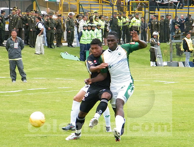 Equidad 1-1 Once Caldas, en el Metropolitano de Techo - Foto: Tomás Guzmán Torres - Colombia.com