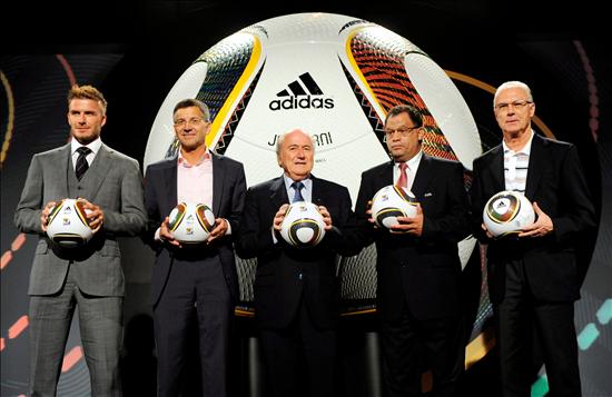 Sorteo Mundial Sud�frica 2010 - Figuras del balompi� mundial est�n en Sud�frica. EFE