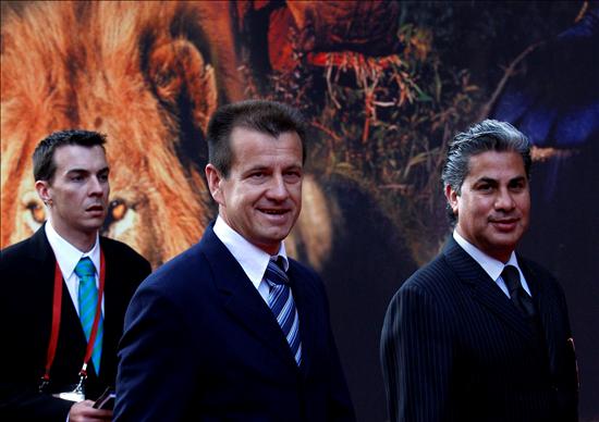 Sorteo Mundial Sud�frica 2010 - Llegada del seleccionador brasile�o Dunga. EFE