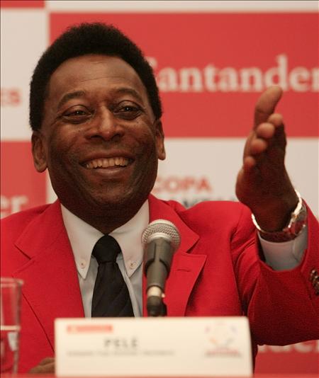 El rey Pelé en Bogotá - Foto: EFE