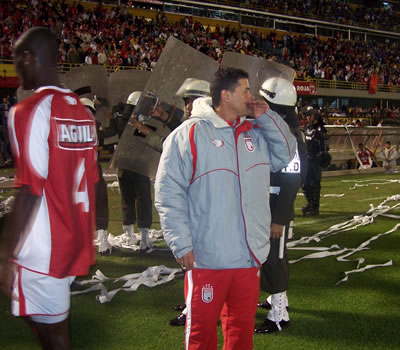 Millonarios sigue dulce - Santa Fe 0-1 Millonarios - Foto: Leonardo Quimbay