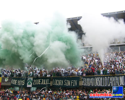 Fiesta Verde en Bogotá - Equidad 0-3 Nacional - Foto: Edwin Gordillo