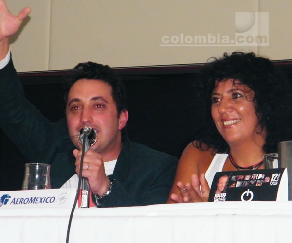 Rueda de prensa con artistas del Concierto Alberto Plaza 25 a�os. Foto Colombia.com