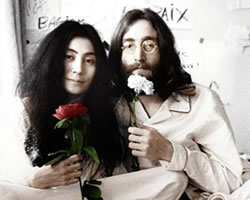 Yoko Ono y John Lennon Yoko Ono y John Lennon