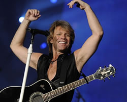 El cantante Bon Jovi El cantante Bon Jovi
