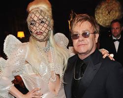 Lady Gaga y Elton John Lady Gaga y Elton John