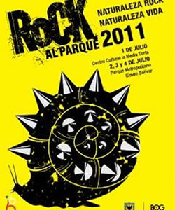 Cartel de Rock al Parque 2011 Cartel de Rock al Parque 2011